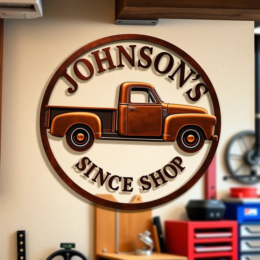 Antique Copper Sign